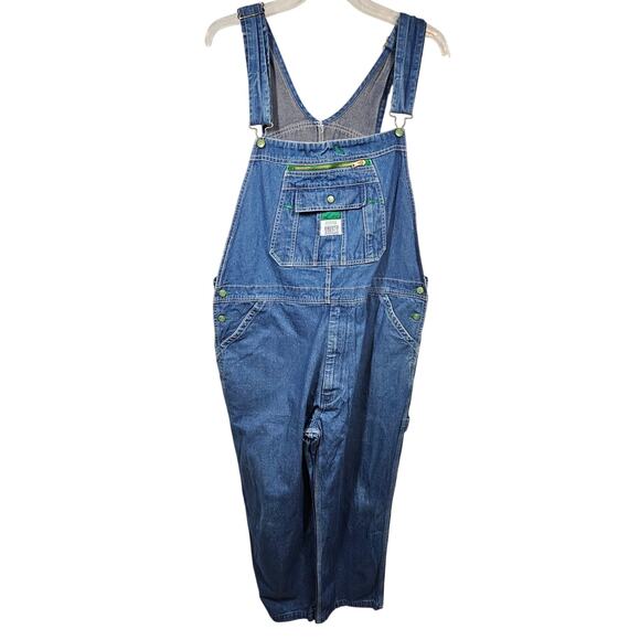 Liberty Men's Stonewashed Denim Bib Overalls 42x30 - Picture 5 of 16